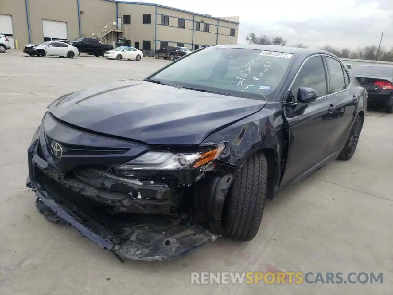 2 Photograph of a damaged car 4T1K61AK9MU616240 TOYOTA CAMRY 2021