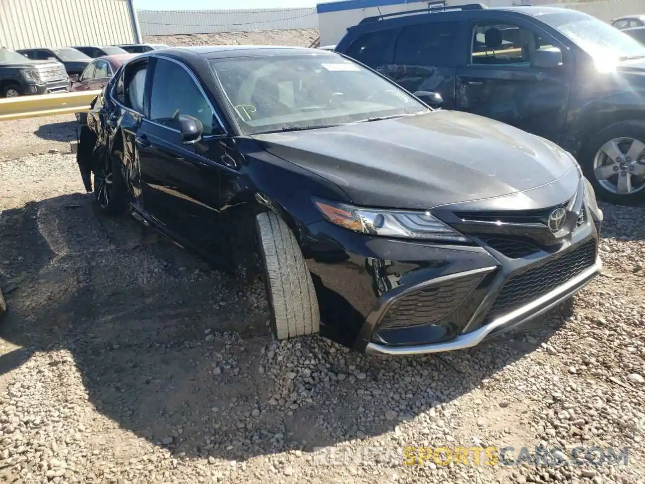 1 Photograph of a damaged car 4T1K61AKXMU418427 TOYOTA CAMRY 2021