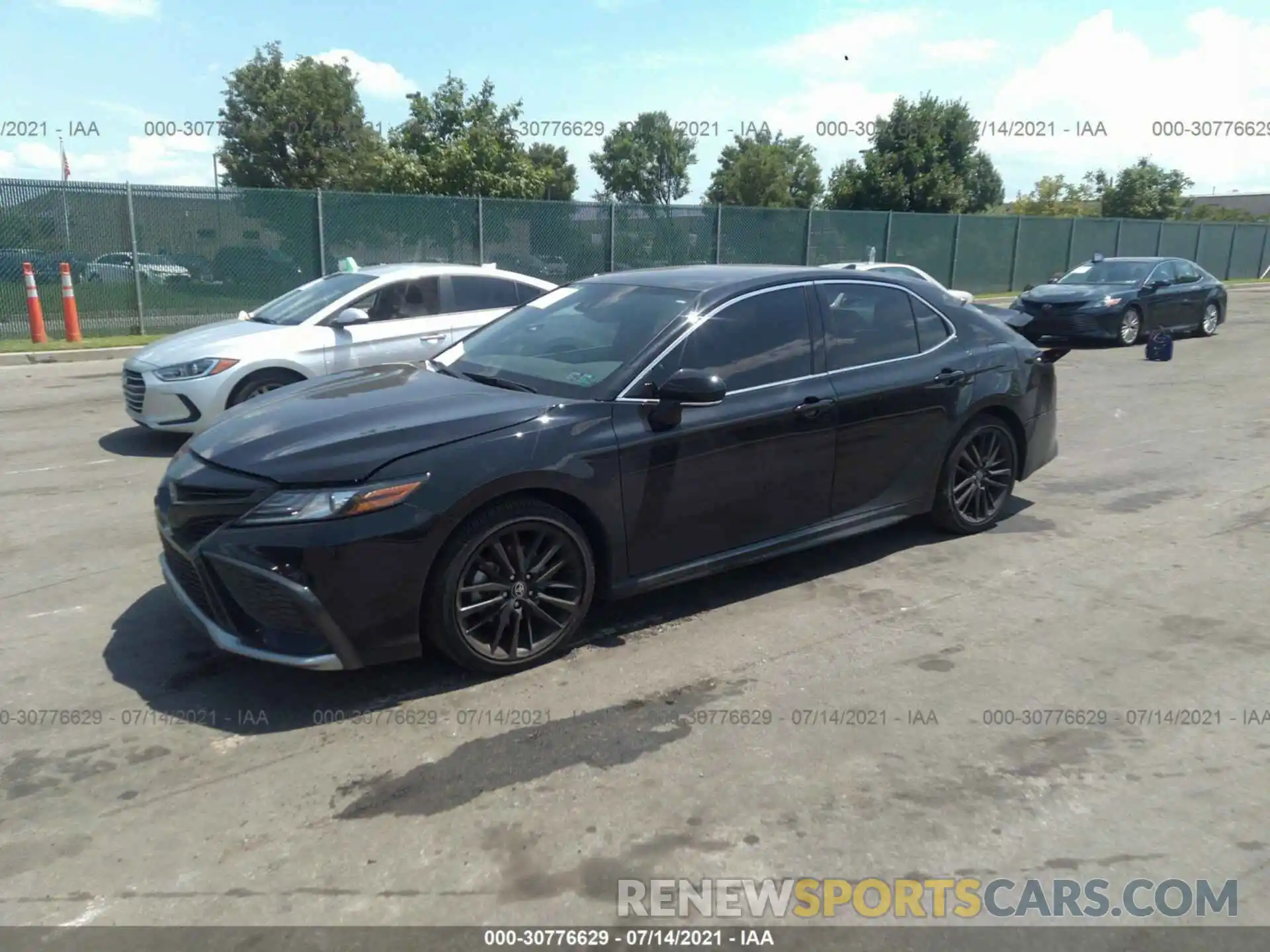 2 Photograph of a damaged car 4T1K61AKXMU418976 TOYOTA CAMRY 2021