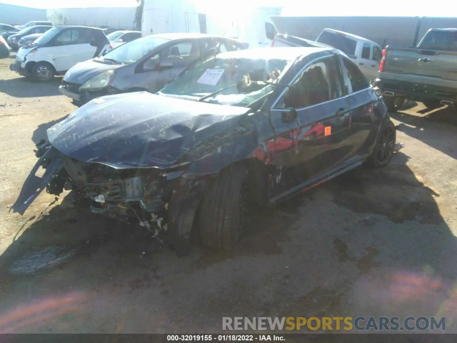 2 Photograph of a damaged car 4T1K61AKXMU421294 TOYOTA CAMRY 2021