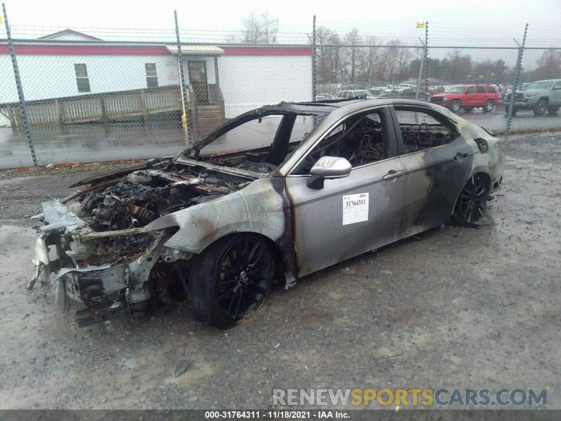 2 Photograph of a damaged car 4T1K61AKXMU423160 TOYOTA CAMRY 2021