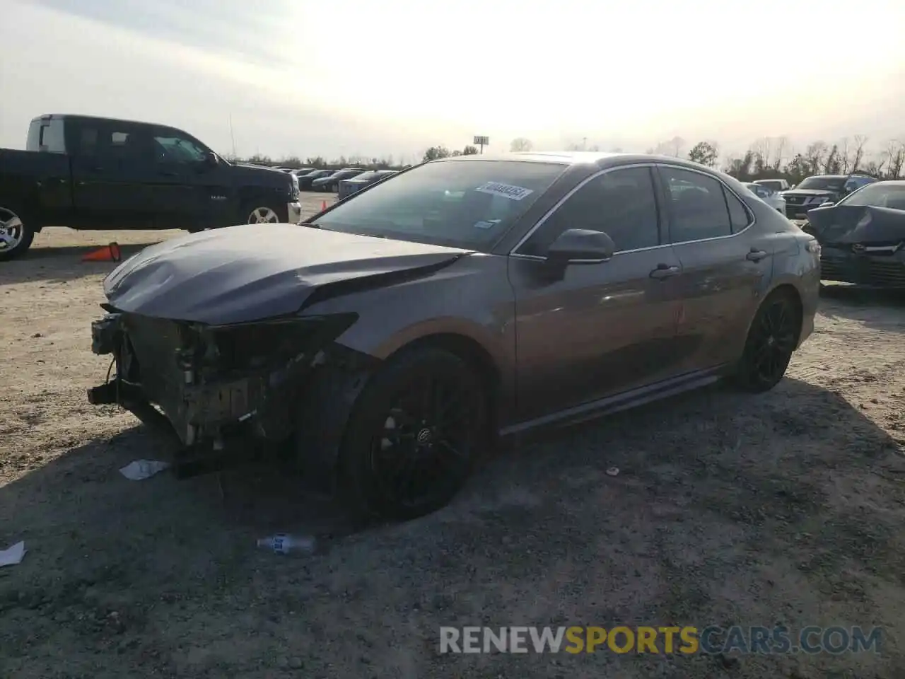 1 Photograph of a damaged car 4T1K61AKXMU438354 TOYOTA CAMRY 2021