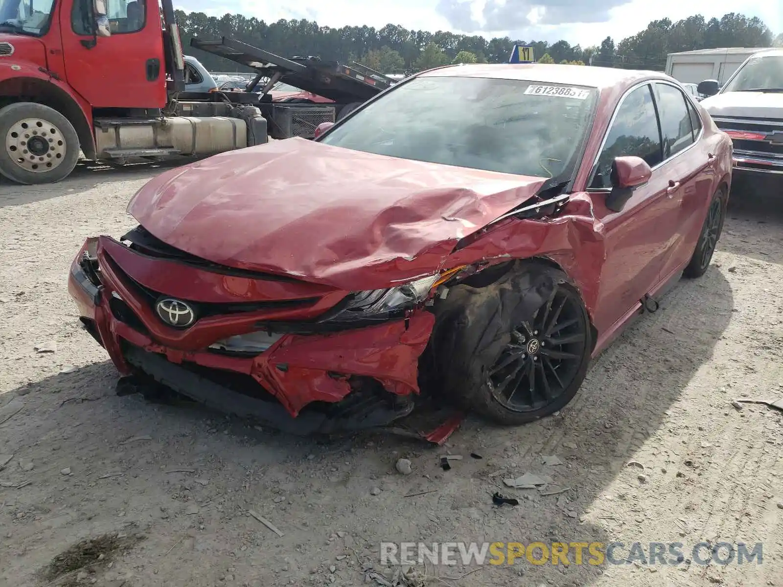 2 Photograph of a damaged car 4T1K61AKXMU445191 TOYOTA CAMRY 2021