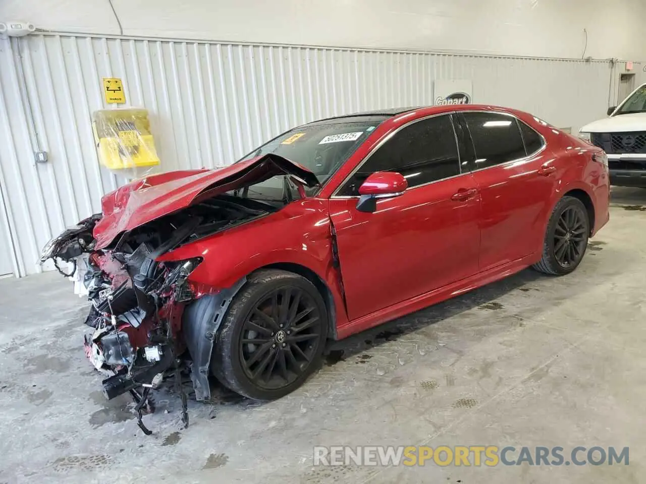 1 Photograph of a damaged car 4T1K61AKXMU487179 TOYOTA CAMRY 2021
