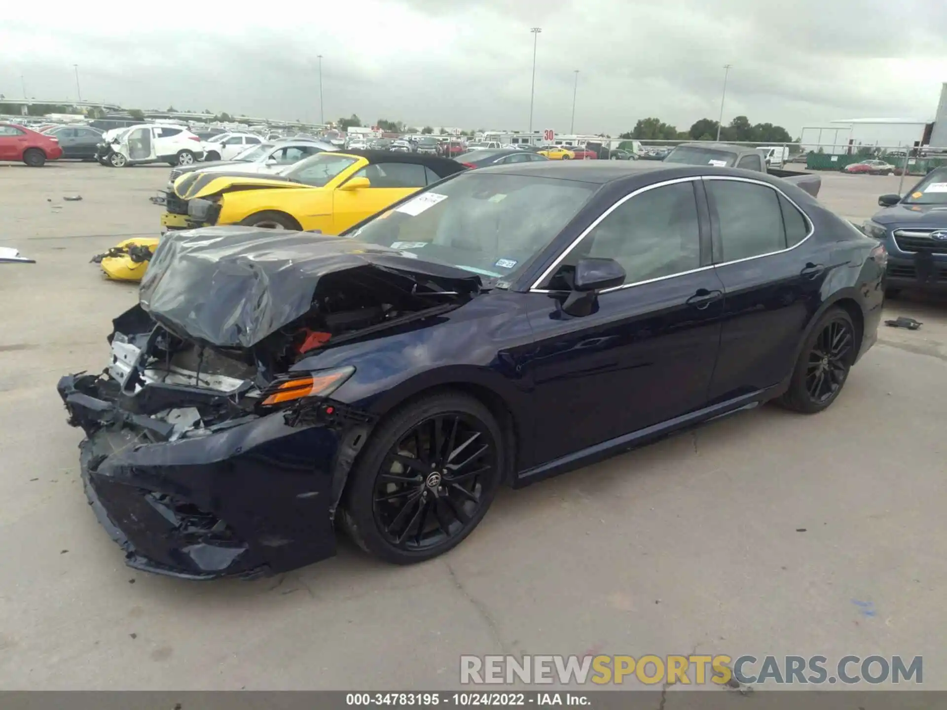 2 Photograph of a damaged car 4T1K61AKXMU498294 TOYOTA CAMRY 2021