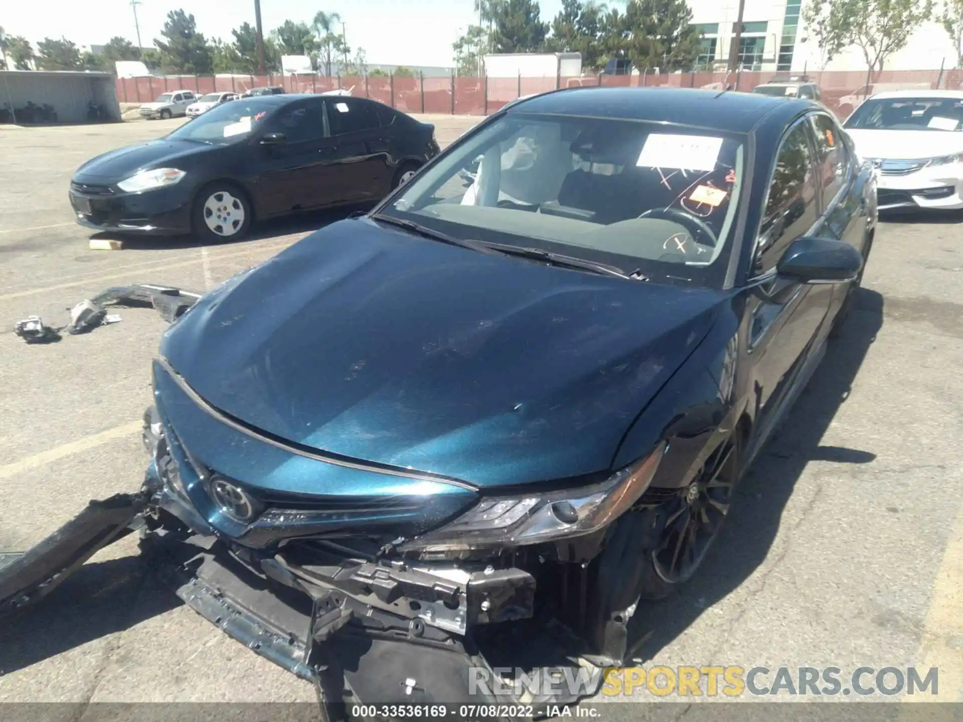 2 Photograph of a damaged car 4T1K61AKXMU567341 TOYOTA CAMRY 2021