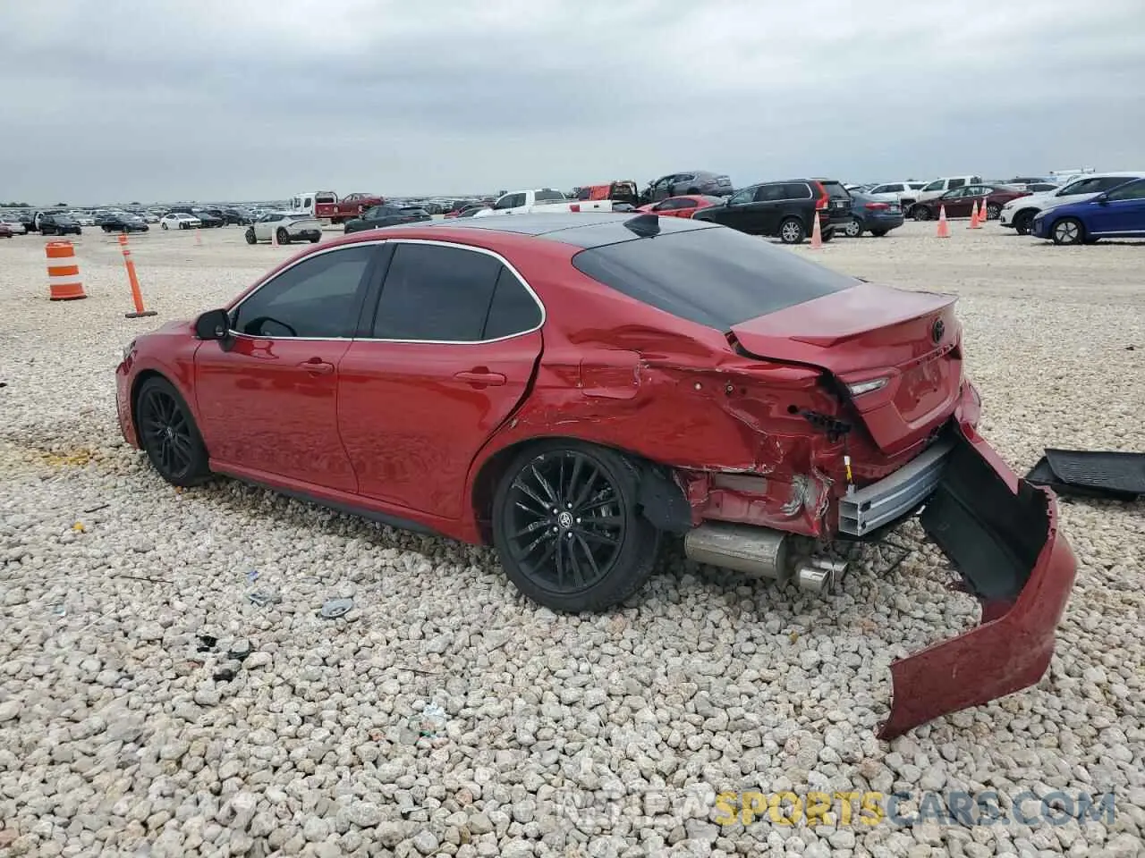 2 Photograph of a damaged car 4T1K61BK0MU044375 TOYOTA CAMRY 2021