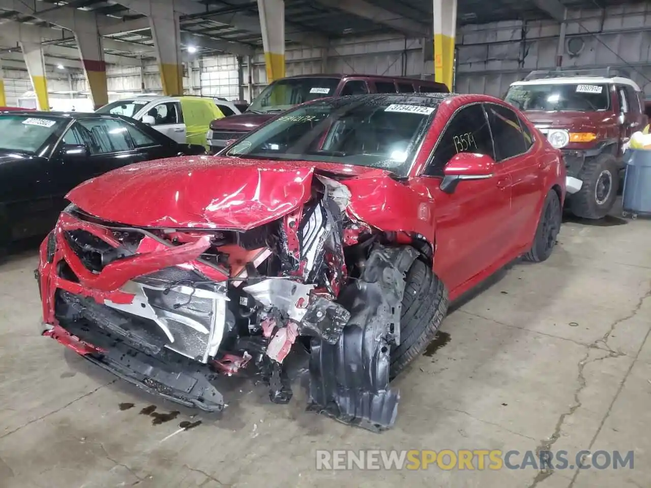 2 Photograph of a damaged car 4T1K61BK1MU044174 TOYOTA CAMRY 2021