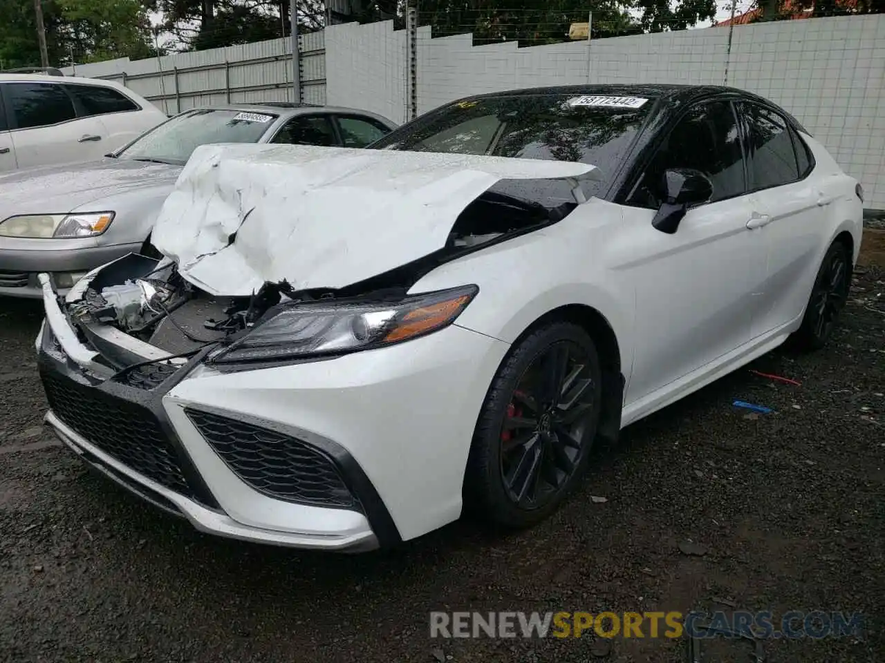 2 Photograph of a damaged car 4T1K61BK3MU025318 TOYOTA CAMRY 2021