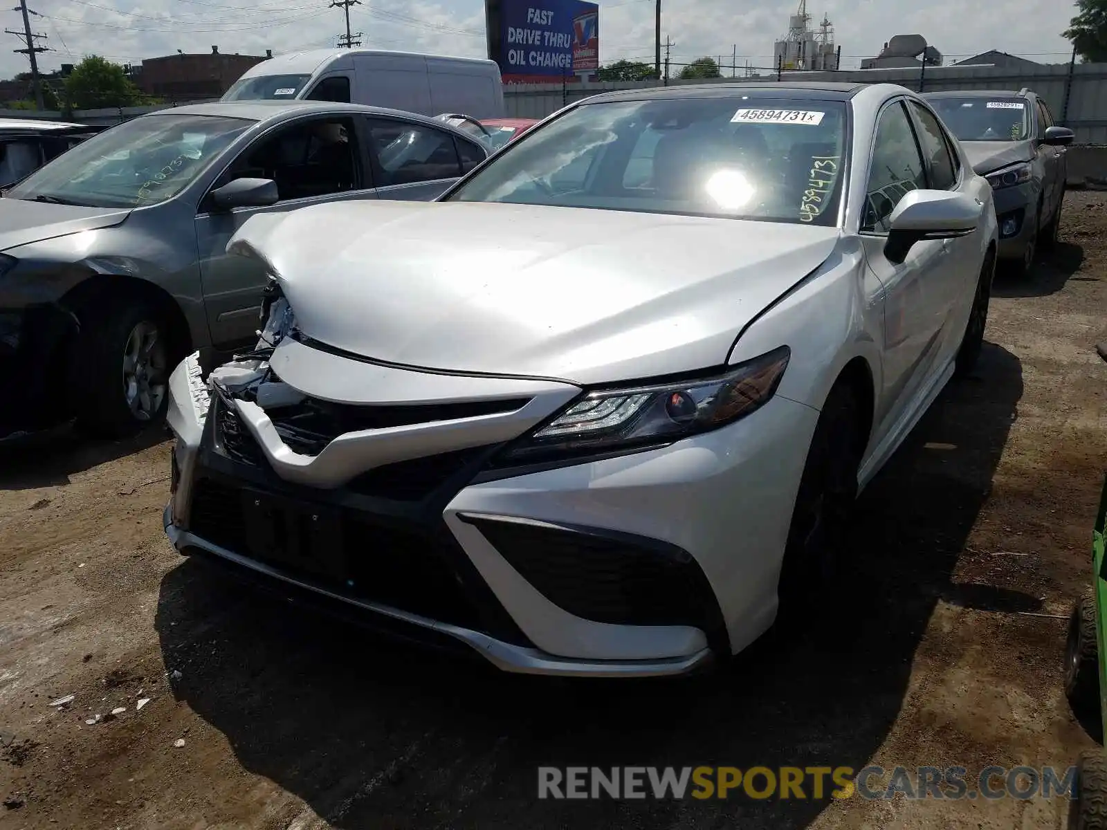 2 Photograph of a damaged car 4T1K61BK3MU034052 TOYOTA CAMRY 2021