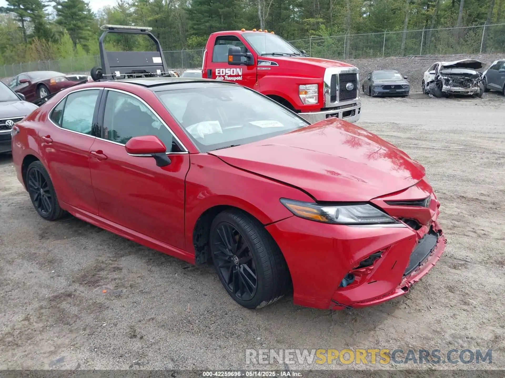 1 Photograph of a damaged car 4T1K61BK7MU019912 TOYOTA CAMRY 2021