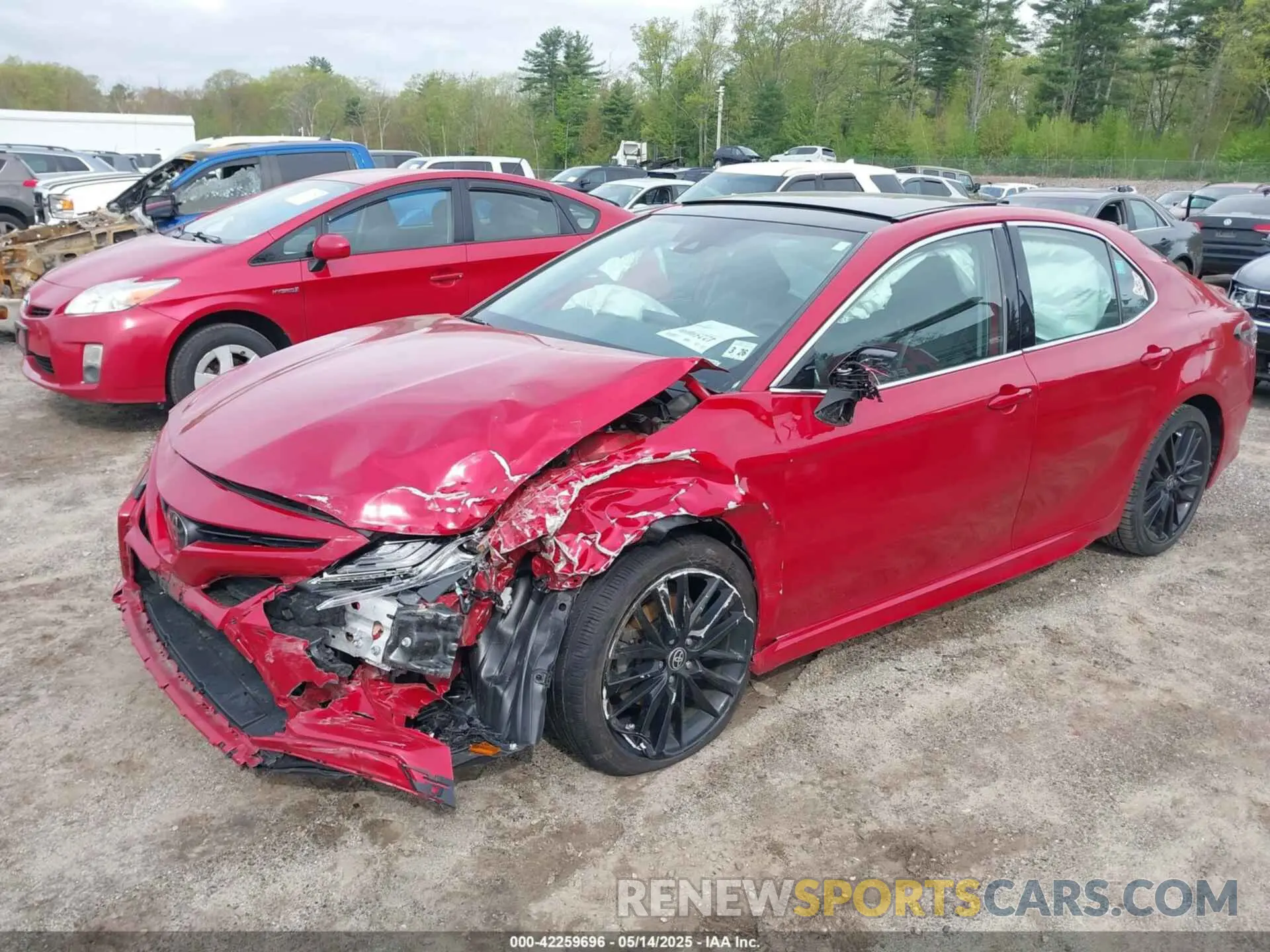 2 Photograph of a damaged car 4T1K61BK7MU019912 TOYOTA CAMRY 2021