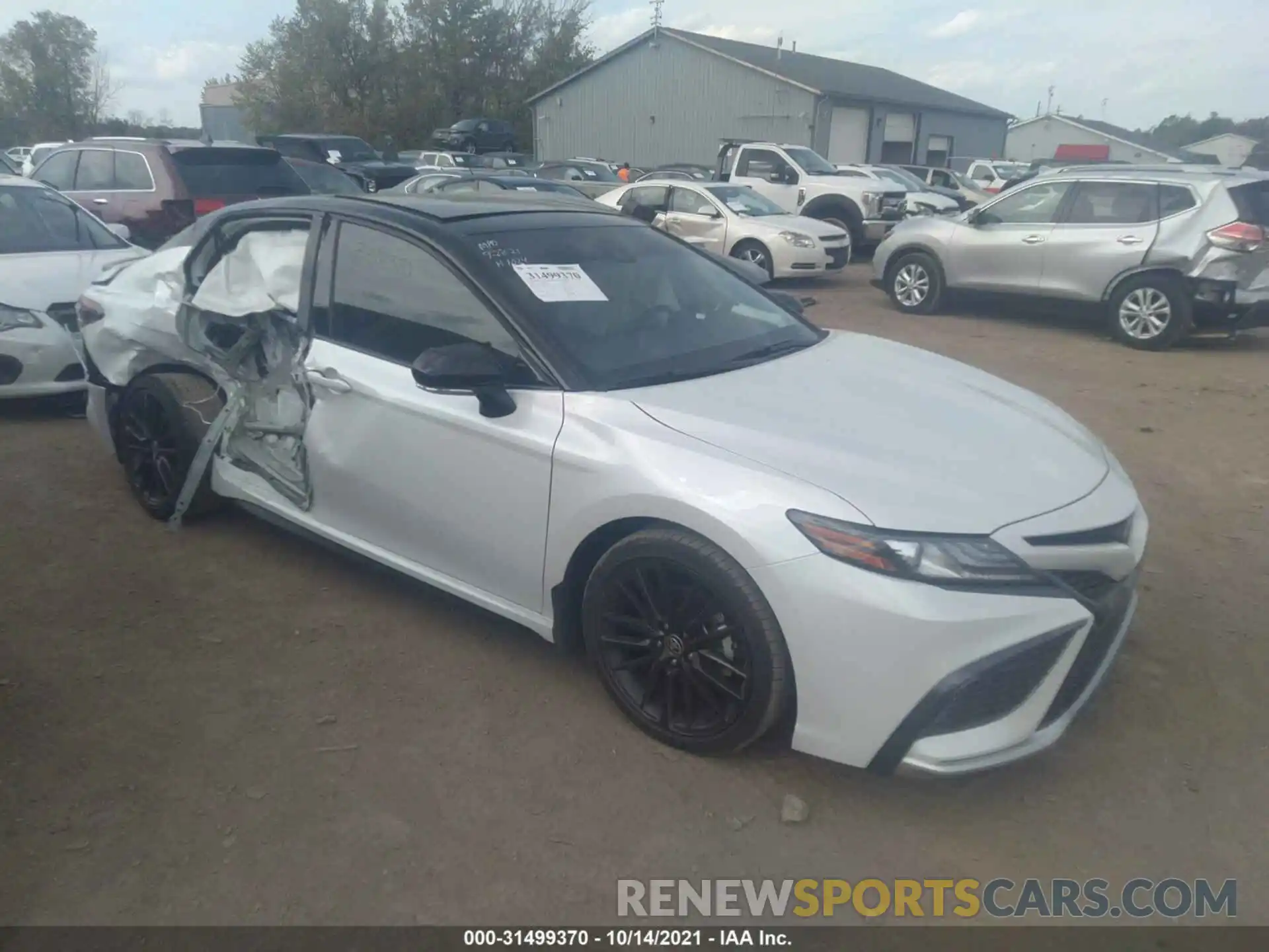 1 Photograph of a damaged car 4T1K61BK7MU032238 TOYOTA CAMRY 2021