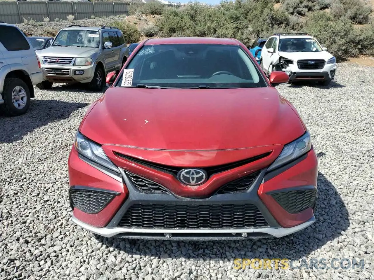 5 Photograph of a damaged car 4T1K61BK7MU045636 TOYOTA CAMRY 2021