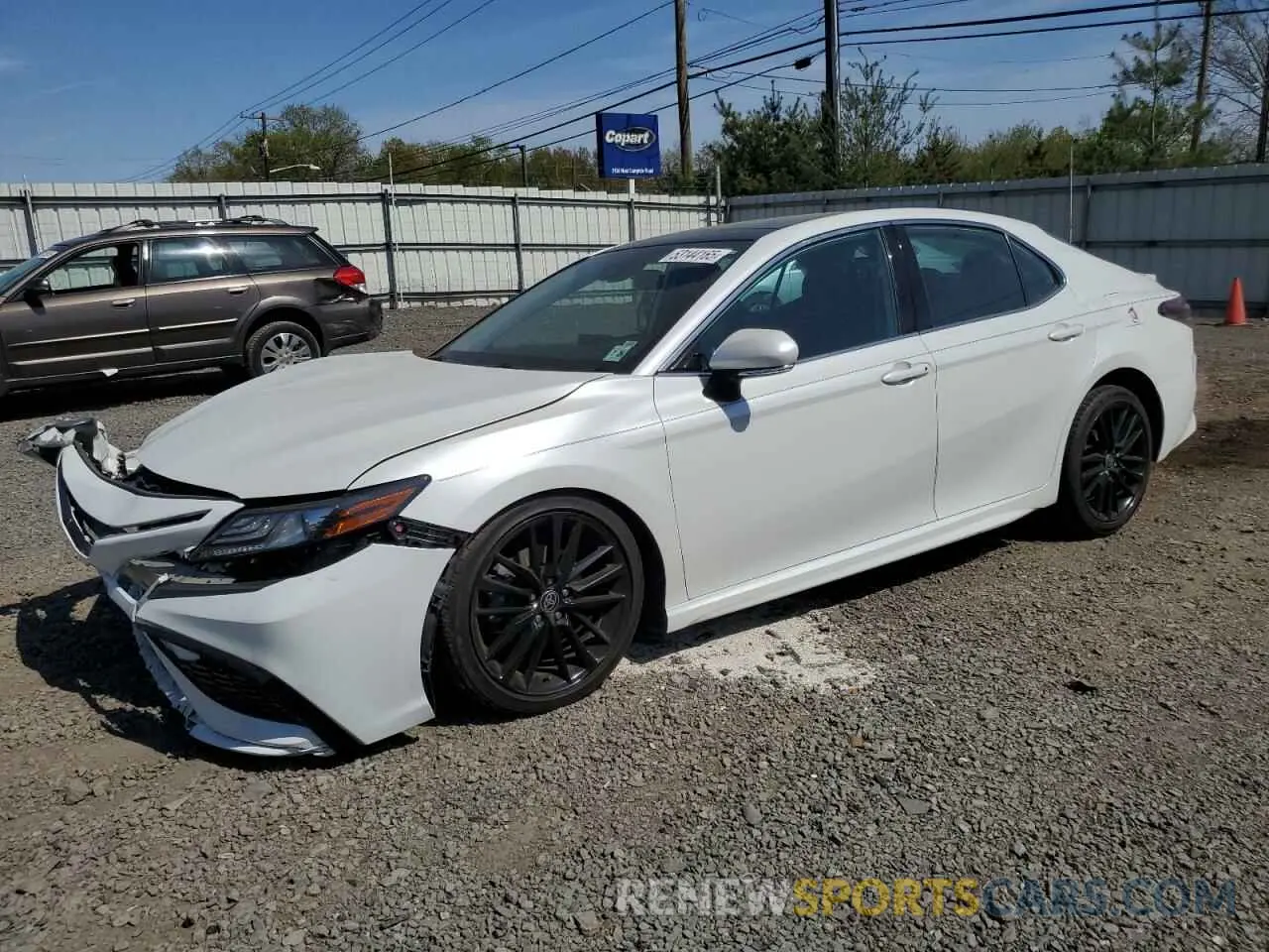 1 Photograph of a damaged car 4T1K61BK8MU041837 TOYOTA CAMRY 2021