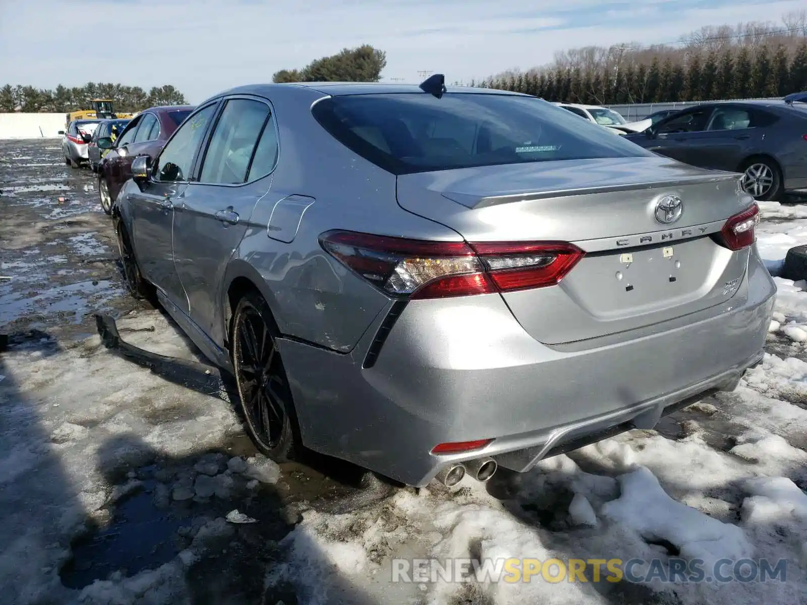 3 Photograph of a damaged car 4T1K61BK9MU020477 TOYOTA CAMRY 2021