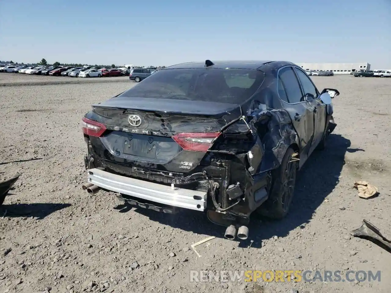 4 Photograph of a damaged car 4T1K61BK9MU022083 TOYOTA CAMRY 2021