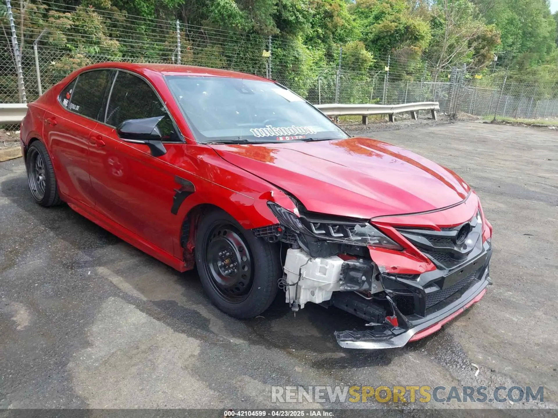 1 Photograph of a damaged car 4T1K61BK9MU022519 TOYOTA CAMRY 2021