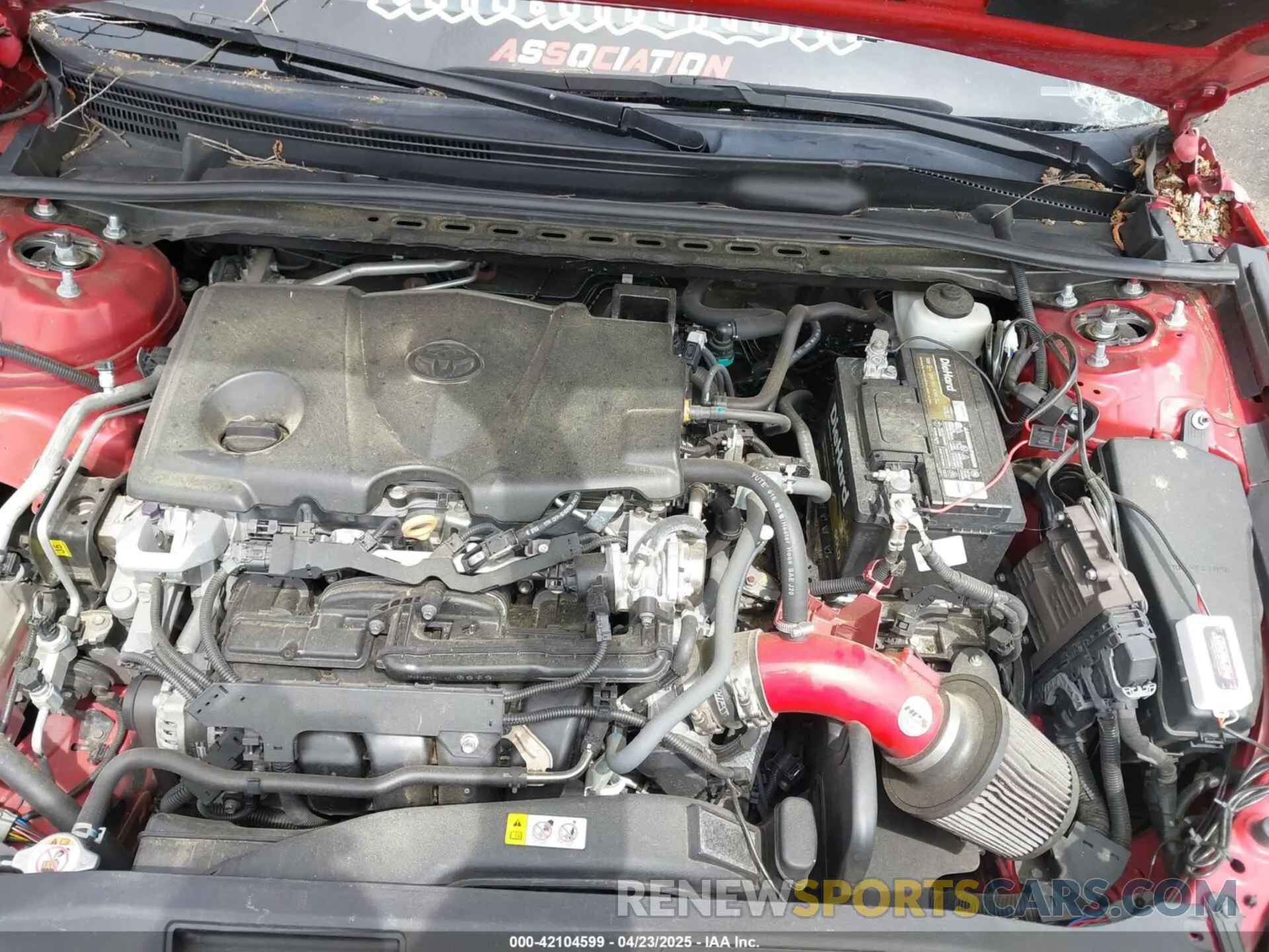 10 Photograph of a damaged car 4T1K61BK9MU022519 TOYOTA CAMRY 2021