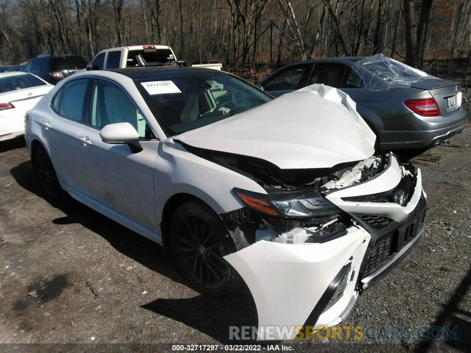 1 Photograph of a damaged car 4T1K61BK9MU027719 TOYOTA CAMRY 2021