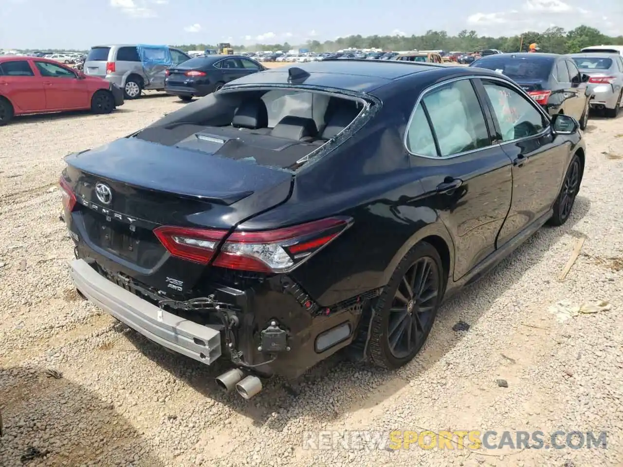 4 Photograph of a damaged car 4T1K61BKXMU025185 TOYOTA CAMRY 2021