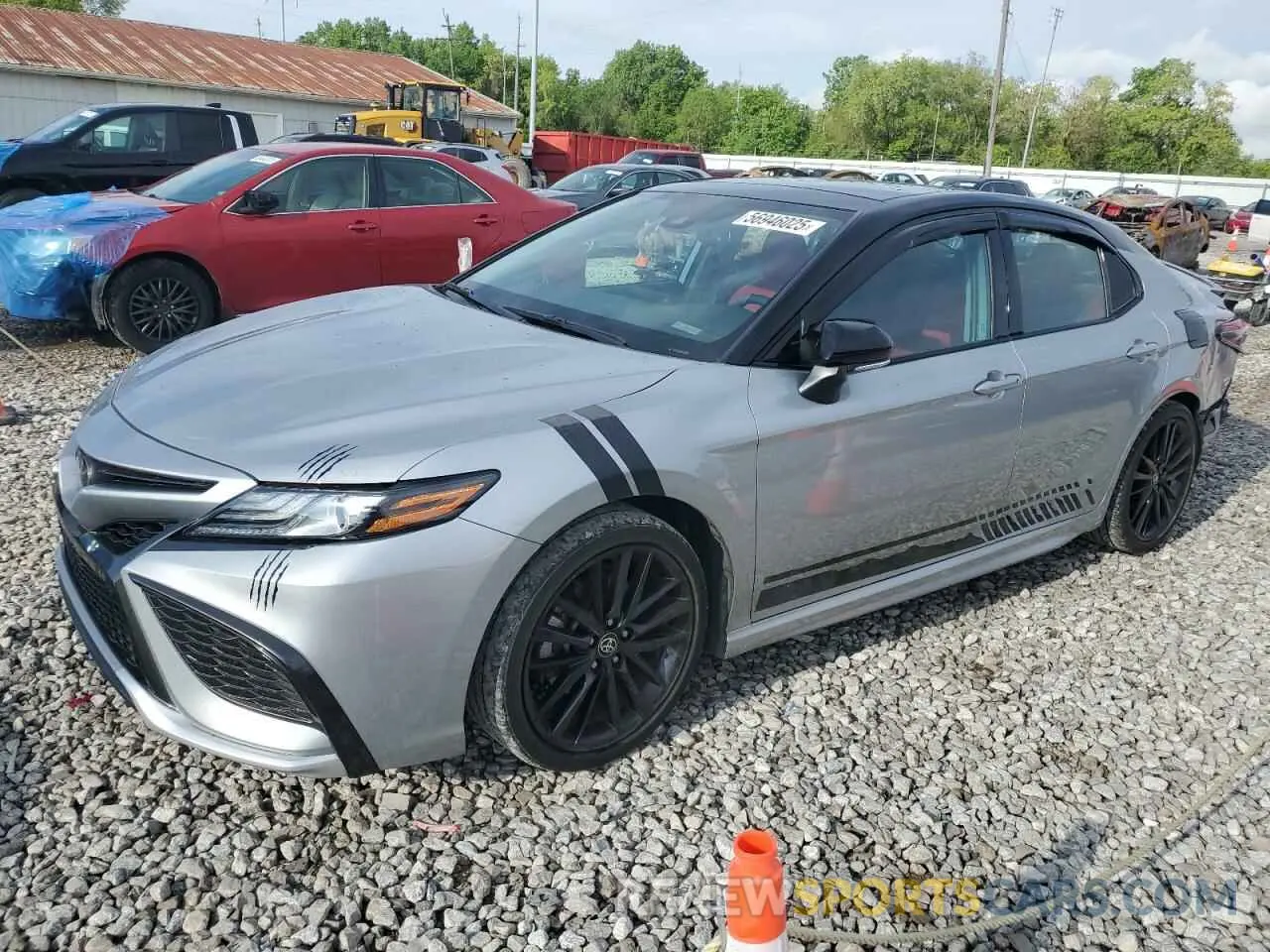1 Photograph of a damaged car 4T1K61BKXMU027521 TOYOTA CAMRY 2021