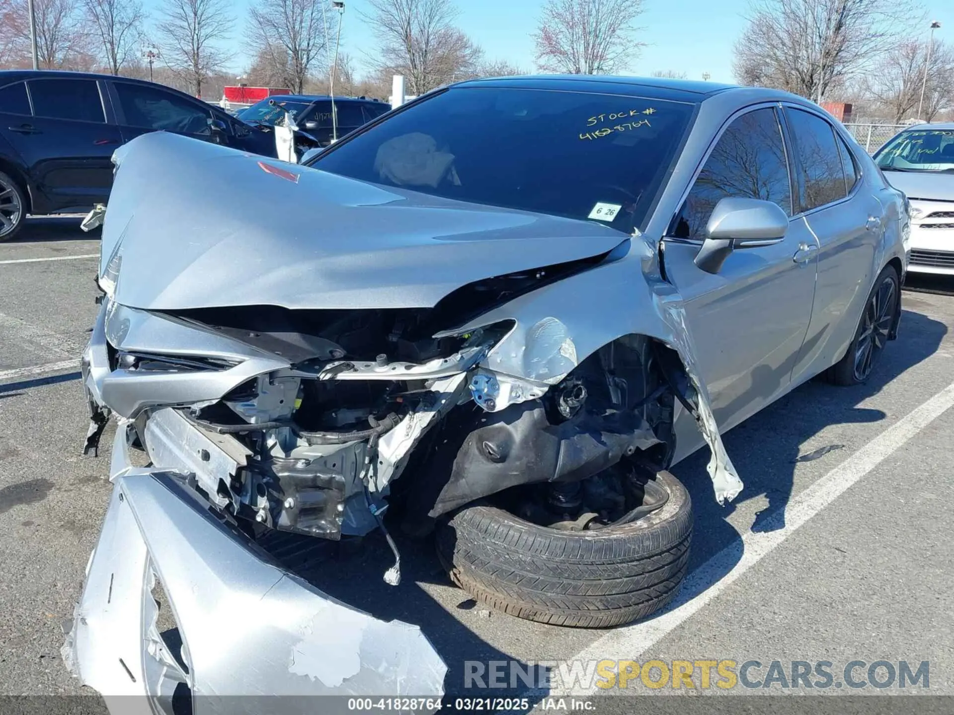 2 Photograph of a damaged car 4T1K61BKXMU037756 TOYOTA CAMRY 2021