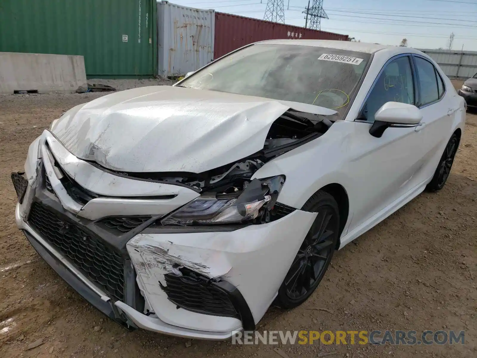 2 Photograph of a damaged car 4T1K61BKXMU040592 TOYOTA CAMRY 2021