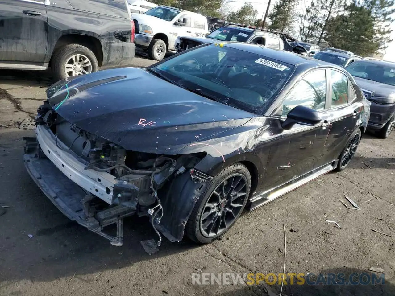 1 Photograph of a damaged car 4T1KZ1AK0MU048502 TOYOTA CAMRY 2021
