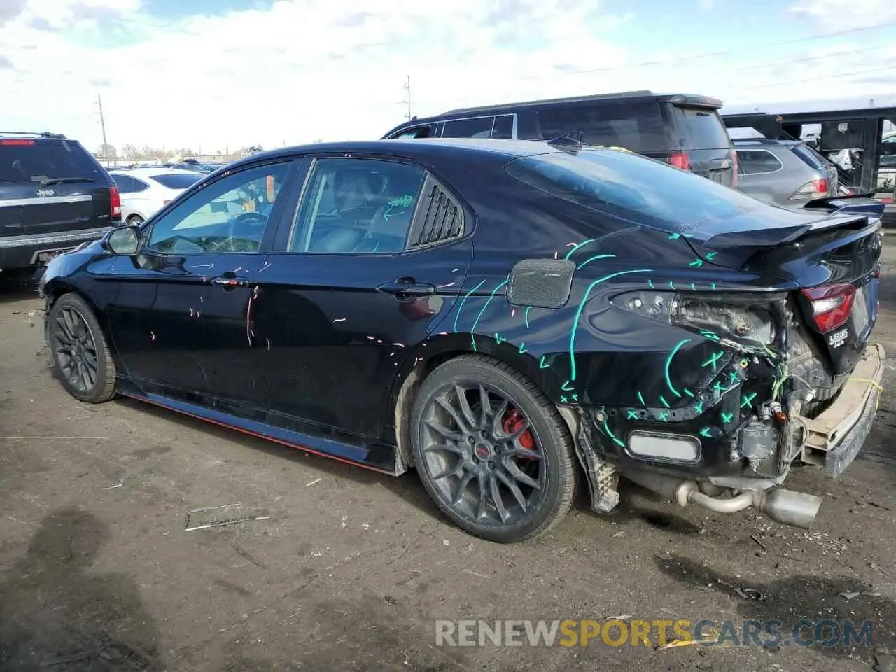 2 Photograph of a damaged car 4T1KZ1AK0MU048502 TOYOTA CAMRY 2021