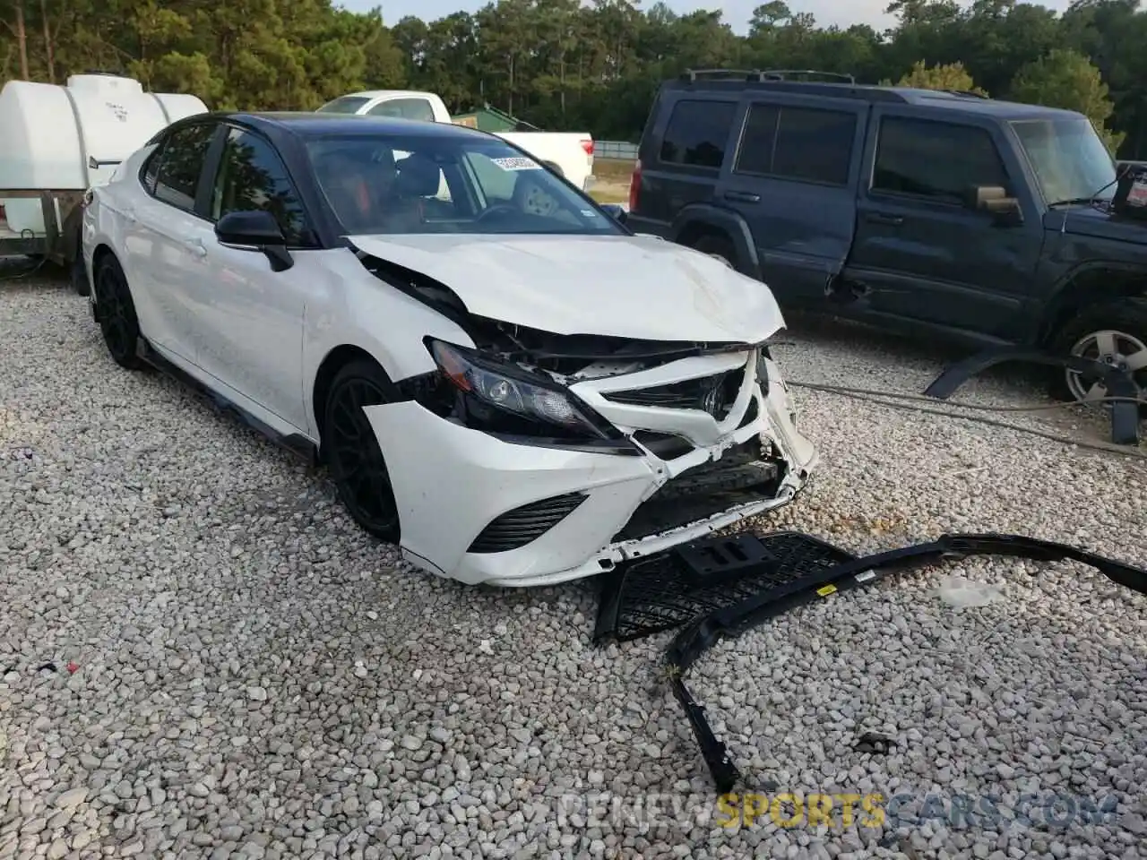 1 Photograph of a damaged car 4T1KZ1AK0MU054414 TOYOTA CAMRY 2021