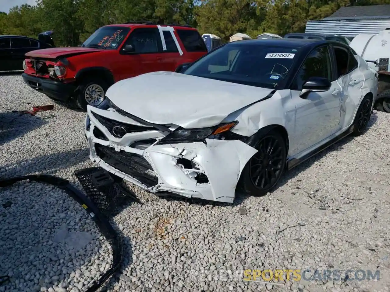 2 Photograph of a damaged car 4T1KZ1AK0MU054414 TOYOTA CAMRY 2021