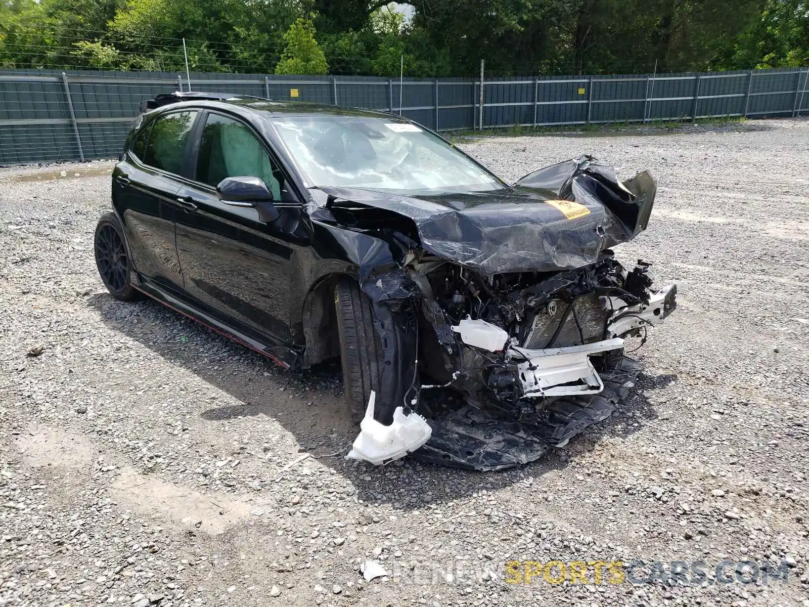 1 Photograph of a damaged car 4T1KZ1AK1MU047617 TOYOTA CAMRY 2021