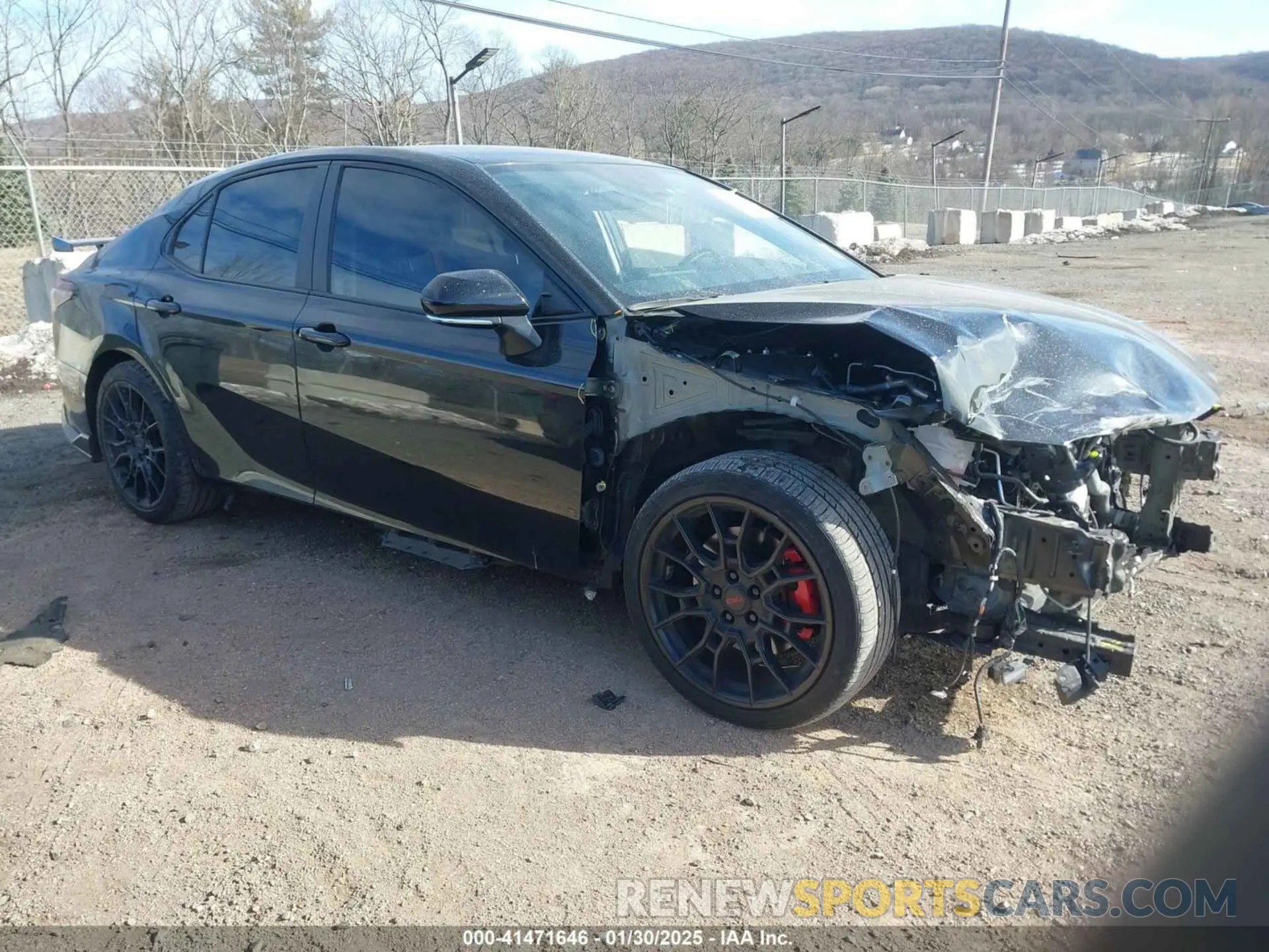 1 Photograph of a damaged car 4T1KZ1AK1MU048721 TOYOTA CAMRY 2021
