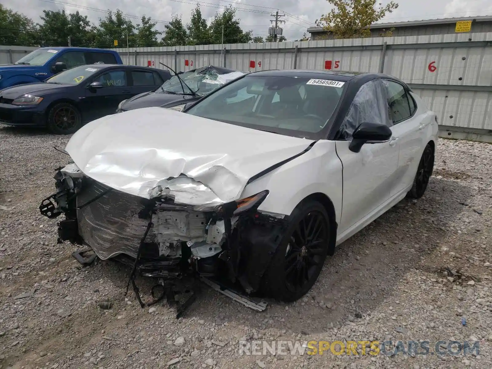 2 Photograph of a damaged car 4T1KZ1AK1MU050744 TOYOTA CAMRY 2021