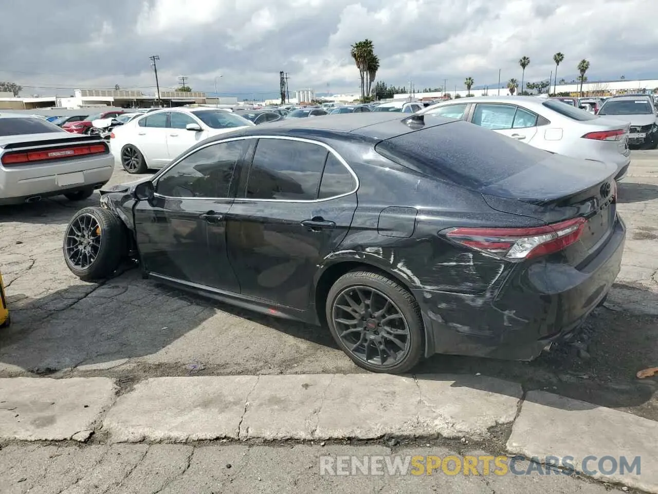 2 Photograph of a damaged car 4T1KZ1AK1MU055409 TOYOTA CAMRY 2021
