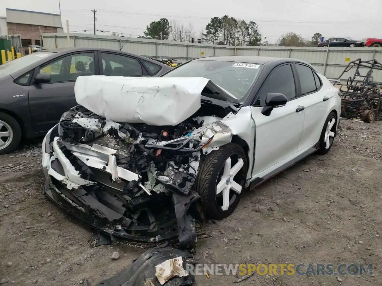 2 Photograph of a damaged car 4T1KZ1AK1MU055958 TOYOTA CAMRY 2021