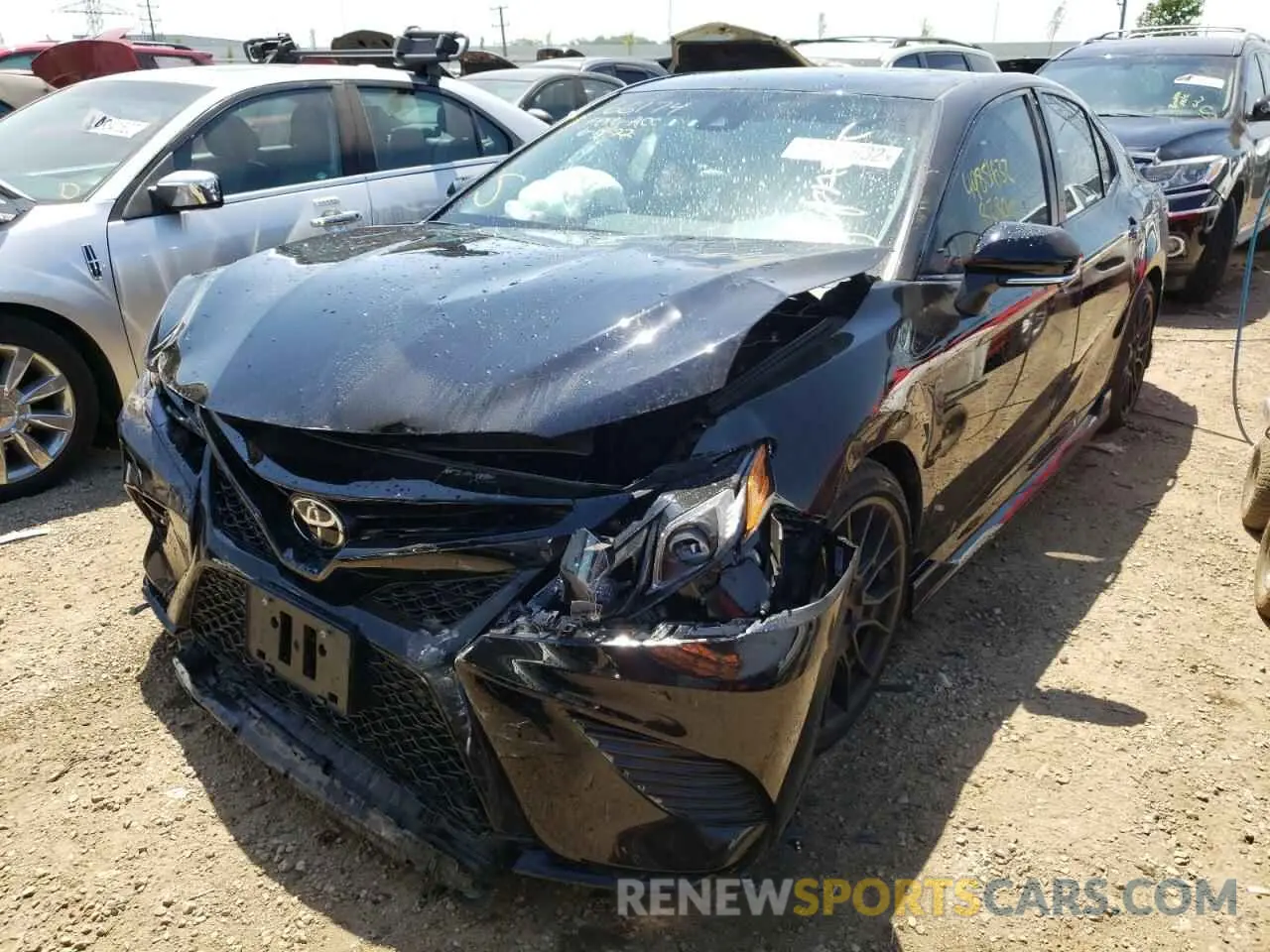 2 Photograph of a damaged car 4T1KZ1AK1MU057242 TOYOTA CAMRY 2021