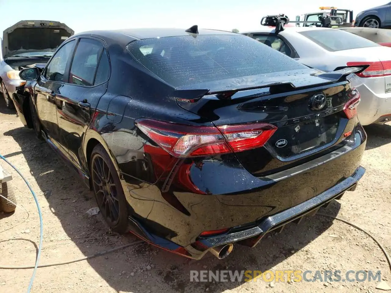 3 Photograph of a damaged car 4T1KZ1AK1MU057242 TOYOTA CAMRY 2021