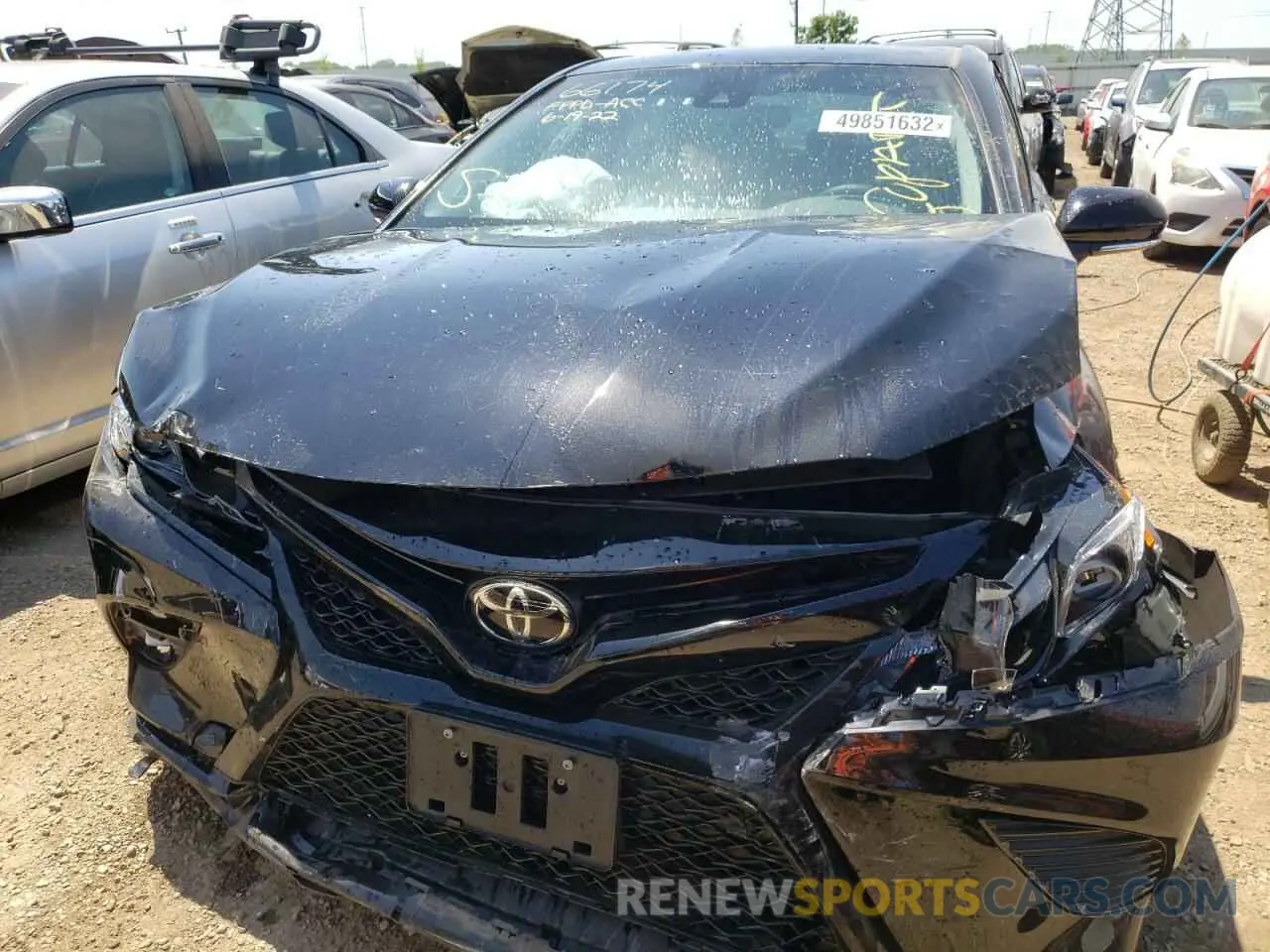 9 Photograph of a damaged car 4T1KZ1AK1MU057242 TOYOTA CAMRY 2021