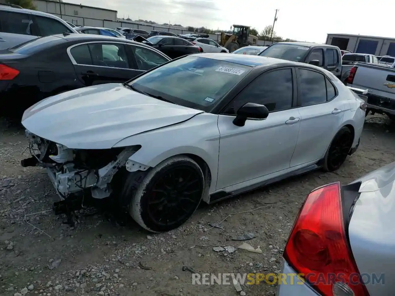 1 Photograph of a damaged car 4T1KZ1AK2MU048288 TOYOTA CAMRY 2021