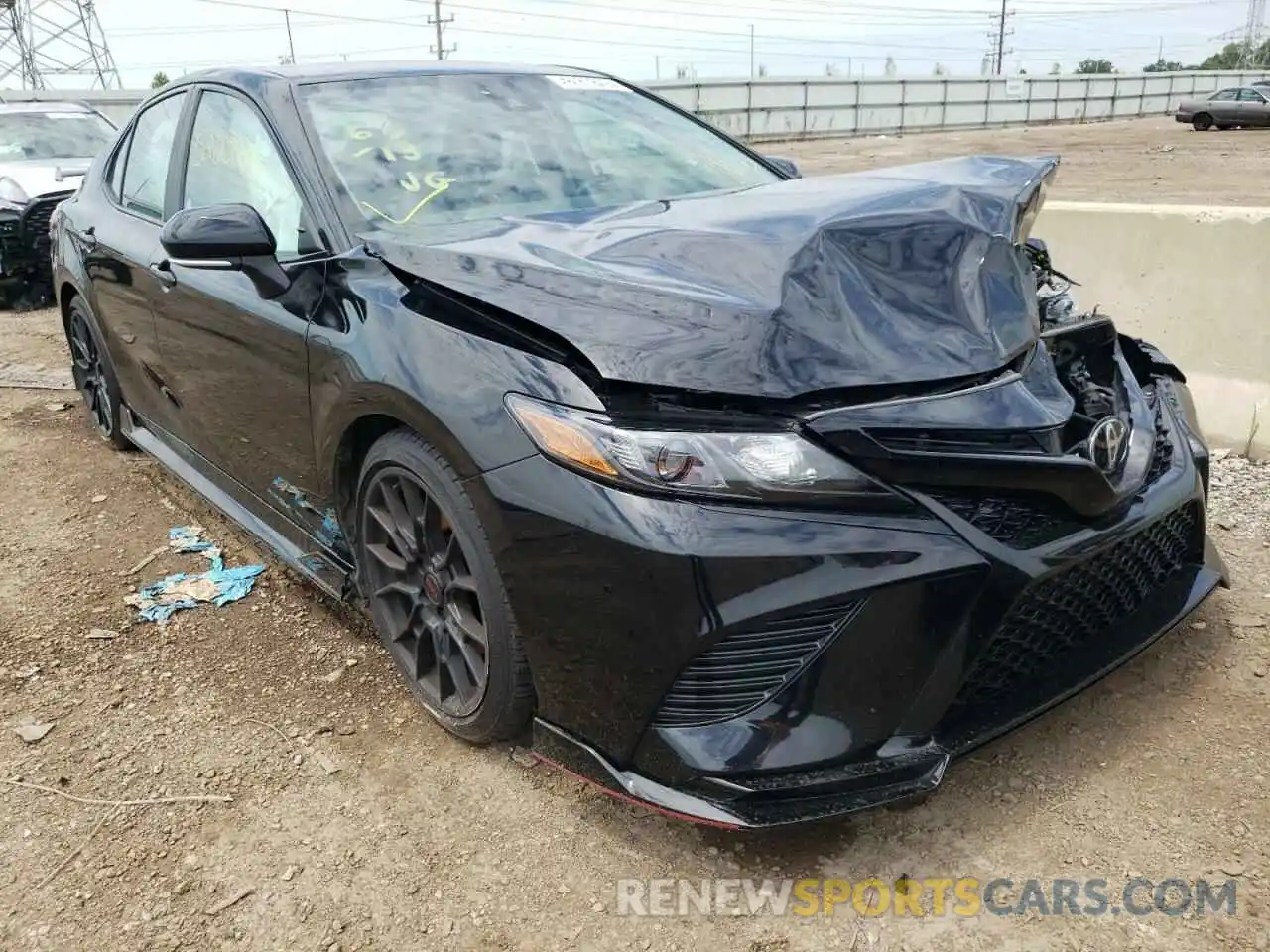 1 Photograph of a damaged car 4T1KZ1AK2MU049778 TOYOTA CAMRY 2021