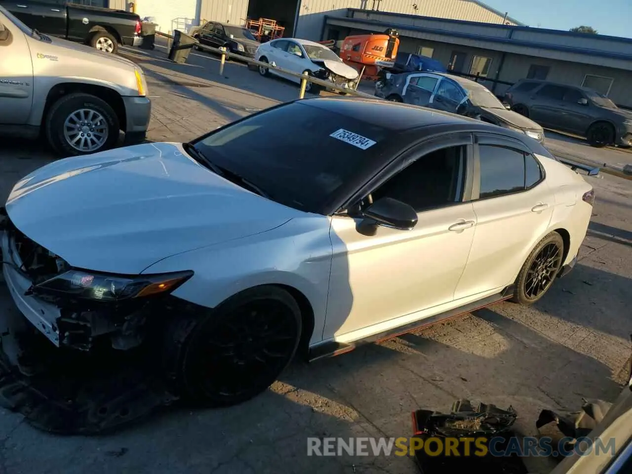 1 Photograph of a damaged car 4T1KZ1AK2MU056097 TOYOTA CAMRY 2021