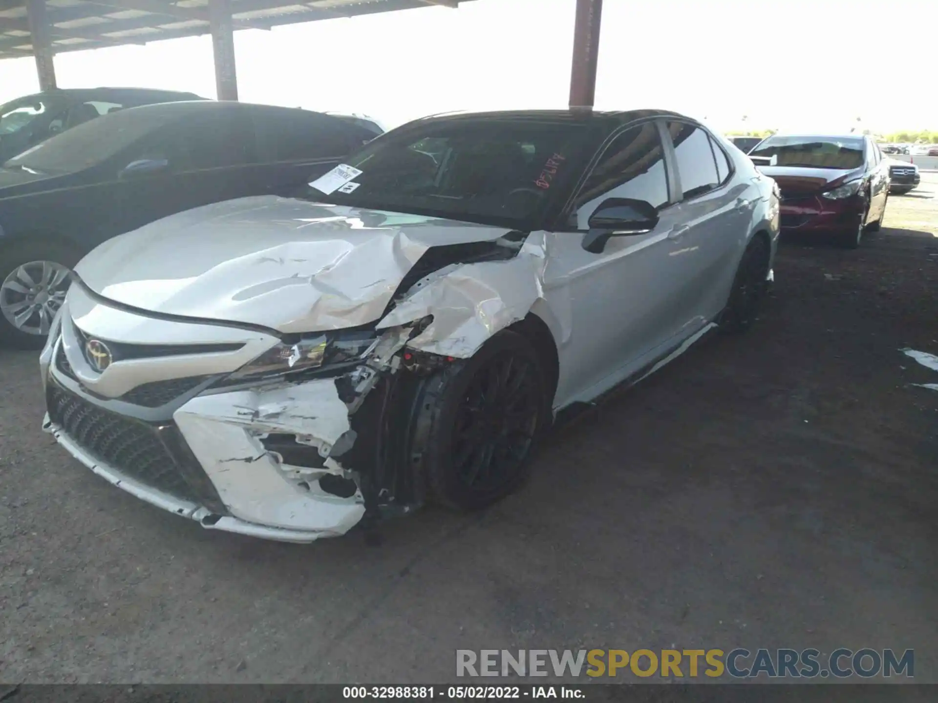 2 Photograph of a damaged car 4T1KZ1AK2MU056178 TOYOTA CAMRY 2021