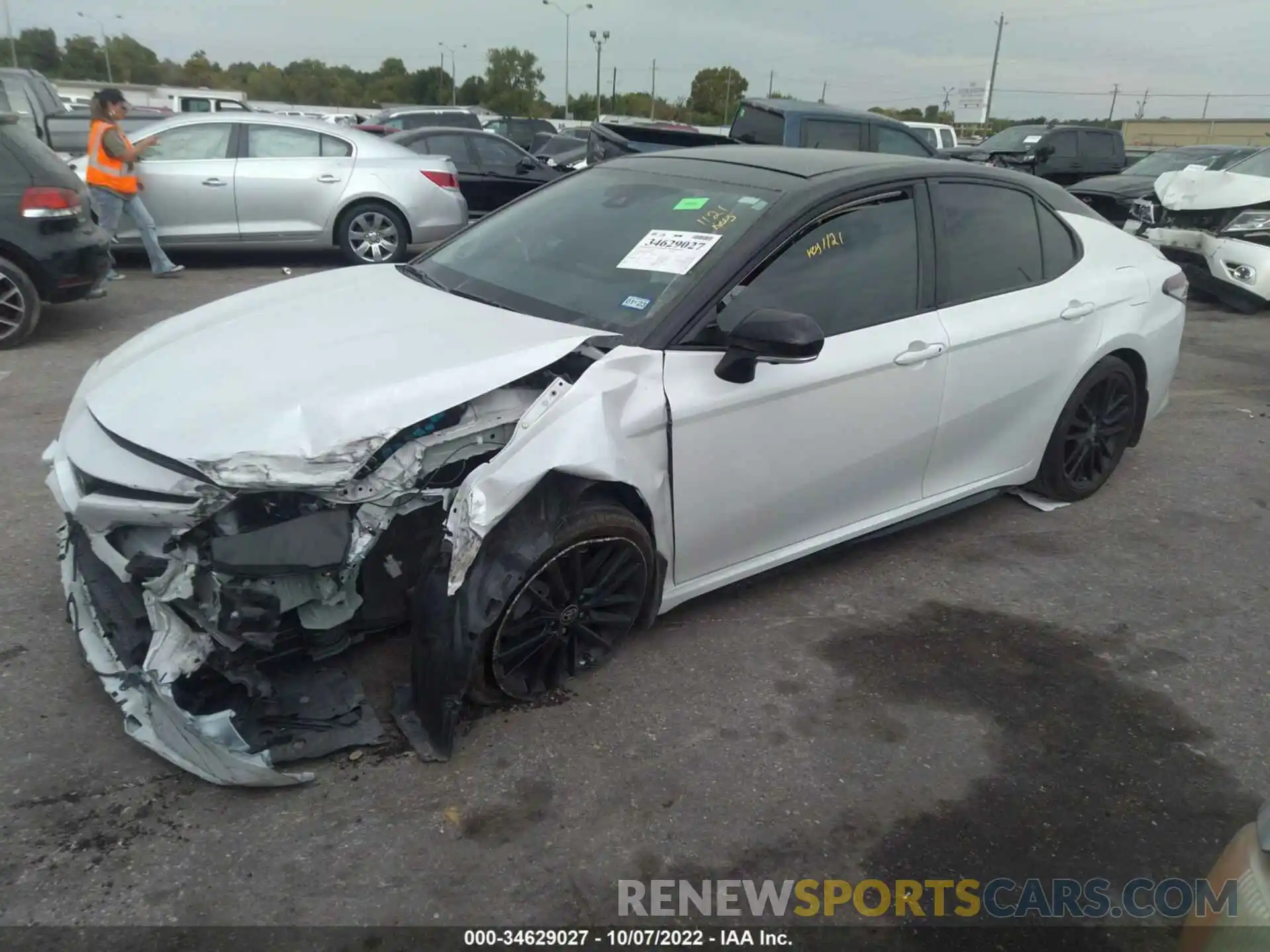 2 Photograph of a damaged car 4T1KZ1AK3MU051121 TOYOTA CAMRY 2021