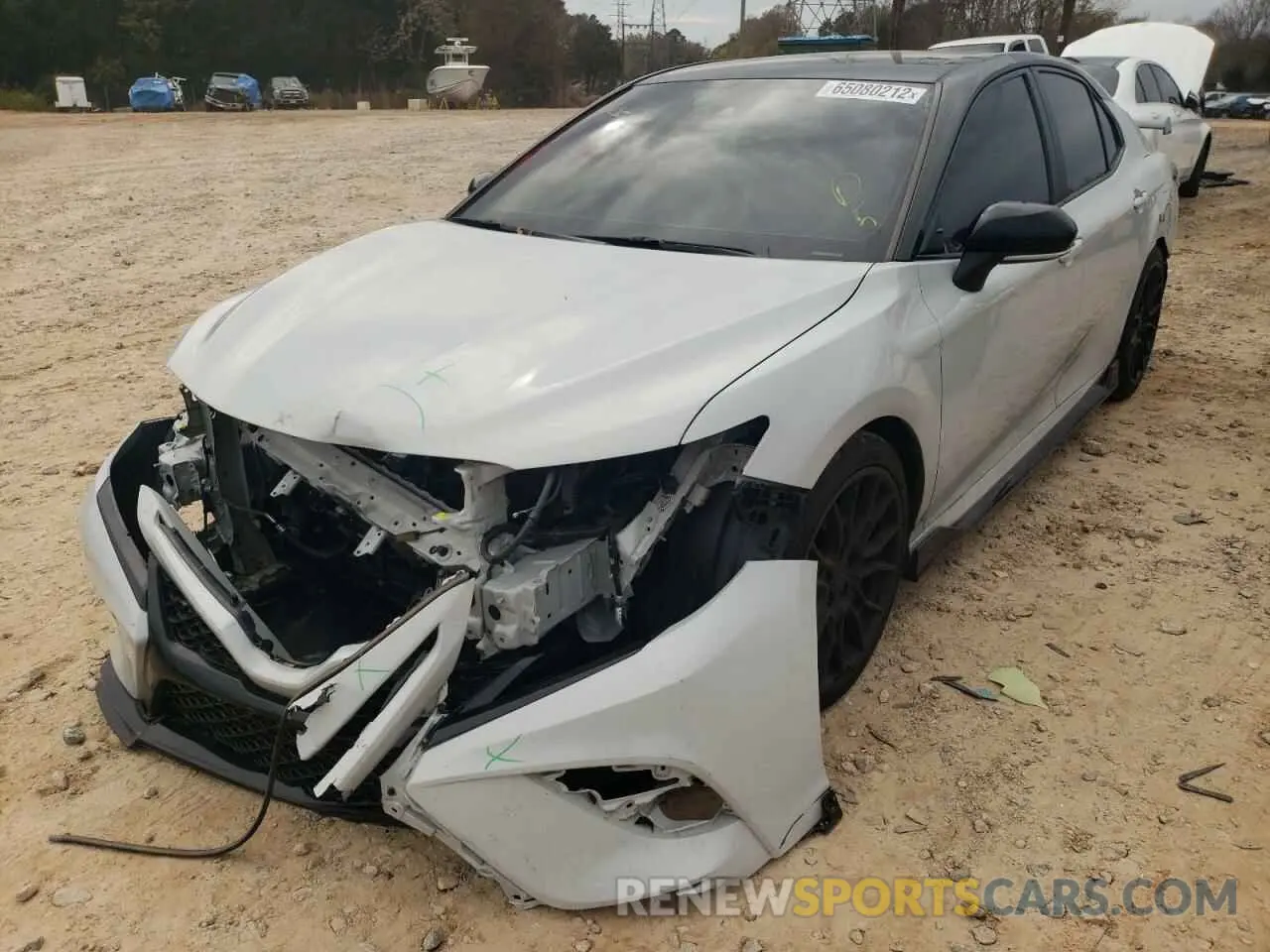 2 Photograph of a damaged car 4T1KZ1AK4MU052844 TOYOTA CAMRY 2021