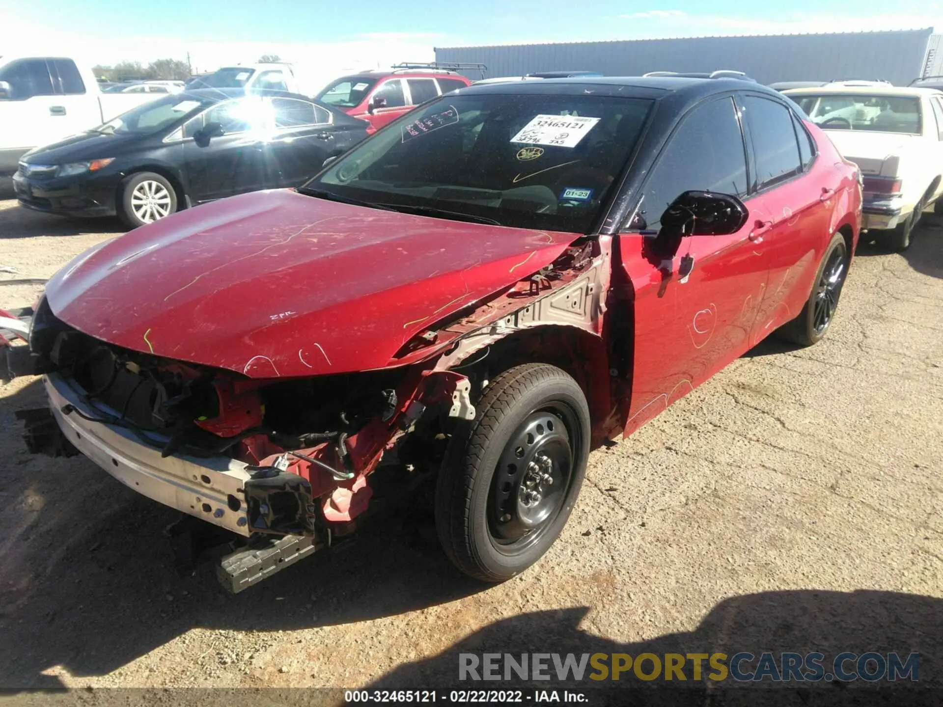 2 Photograph of a damaged car 4T1KZ1AK5MU049287 TOYOTA CAMRY 2021