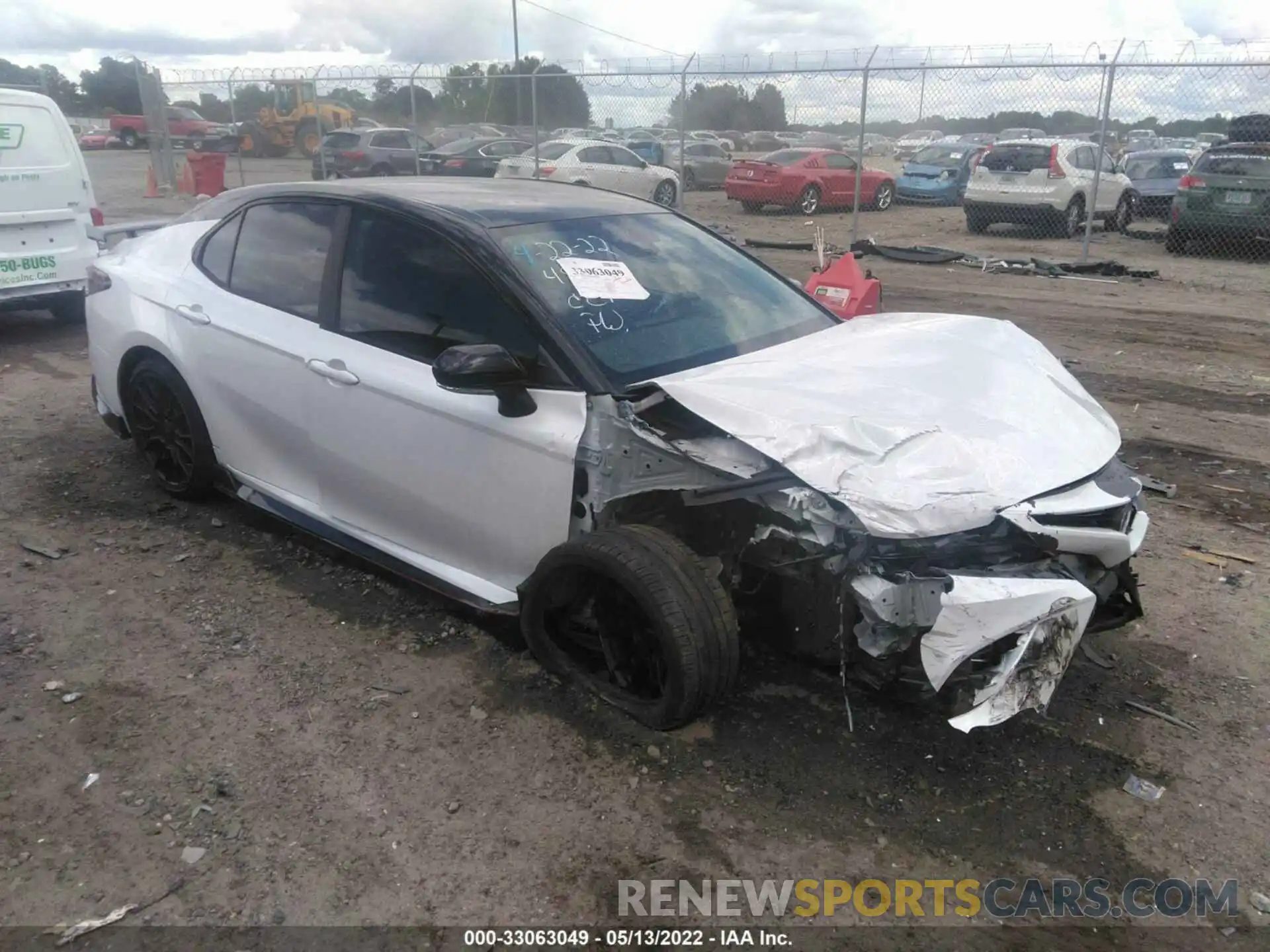 1 Photograph of a damaged car 4T1KZ1AK5MU054800 TOYOTA CAMRY 2021