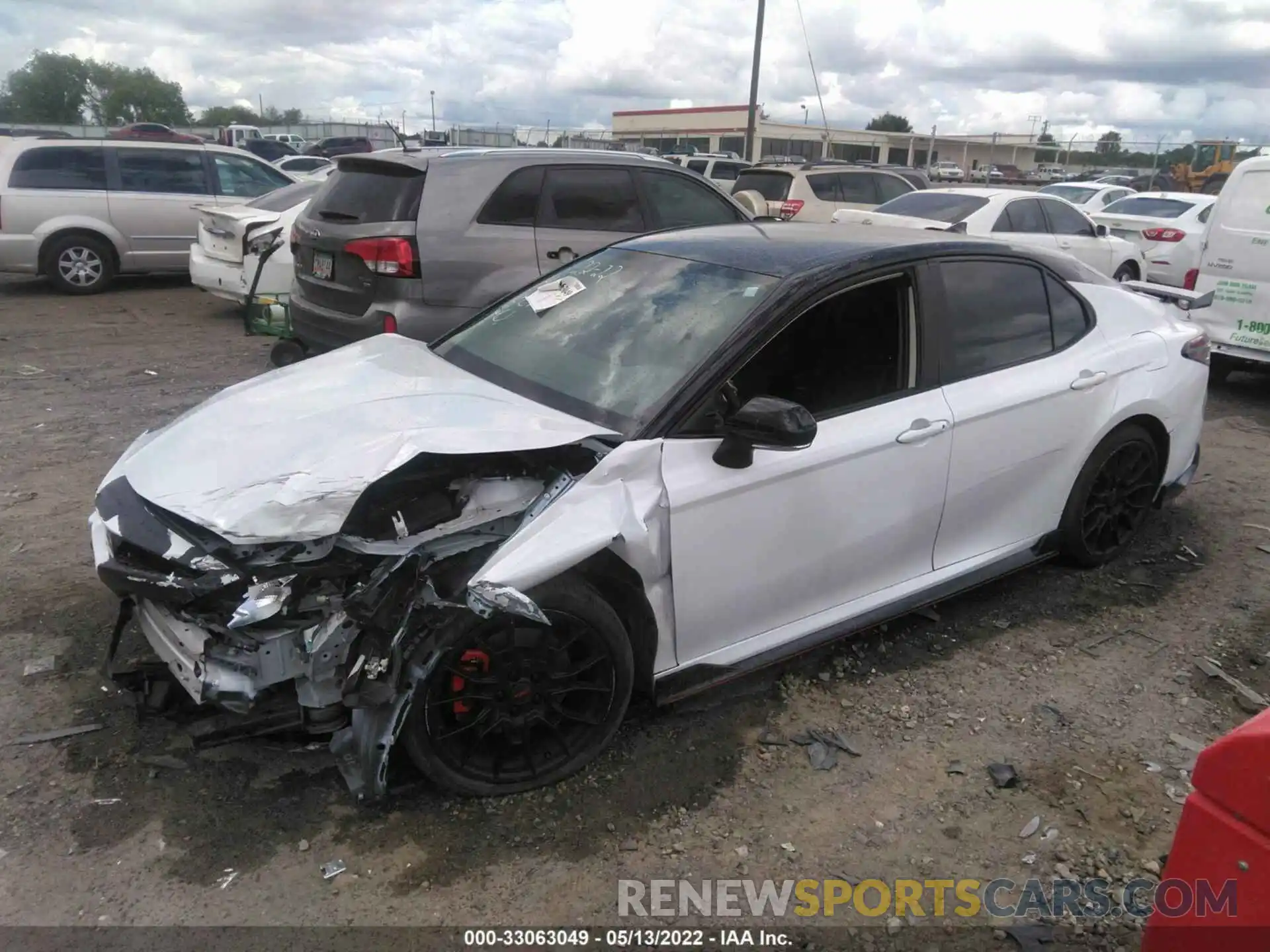 2 Photograph of a damaged car 4T1KZ1AK5MU054800 TOYOTA CAMRY 2021