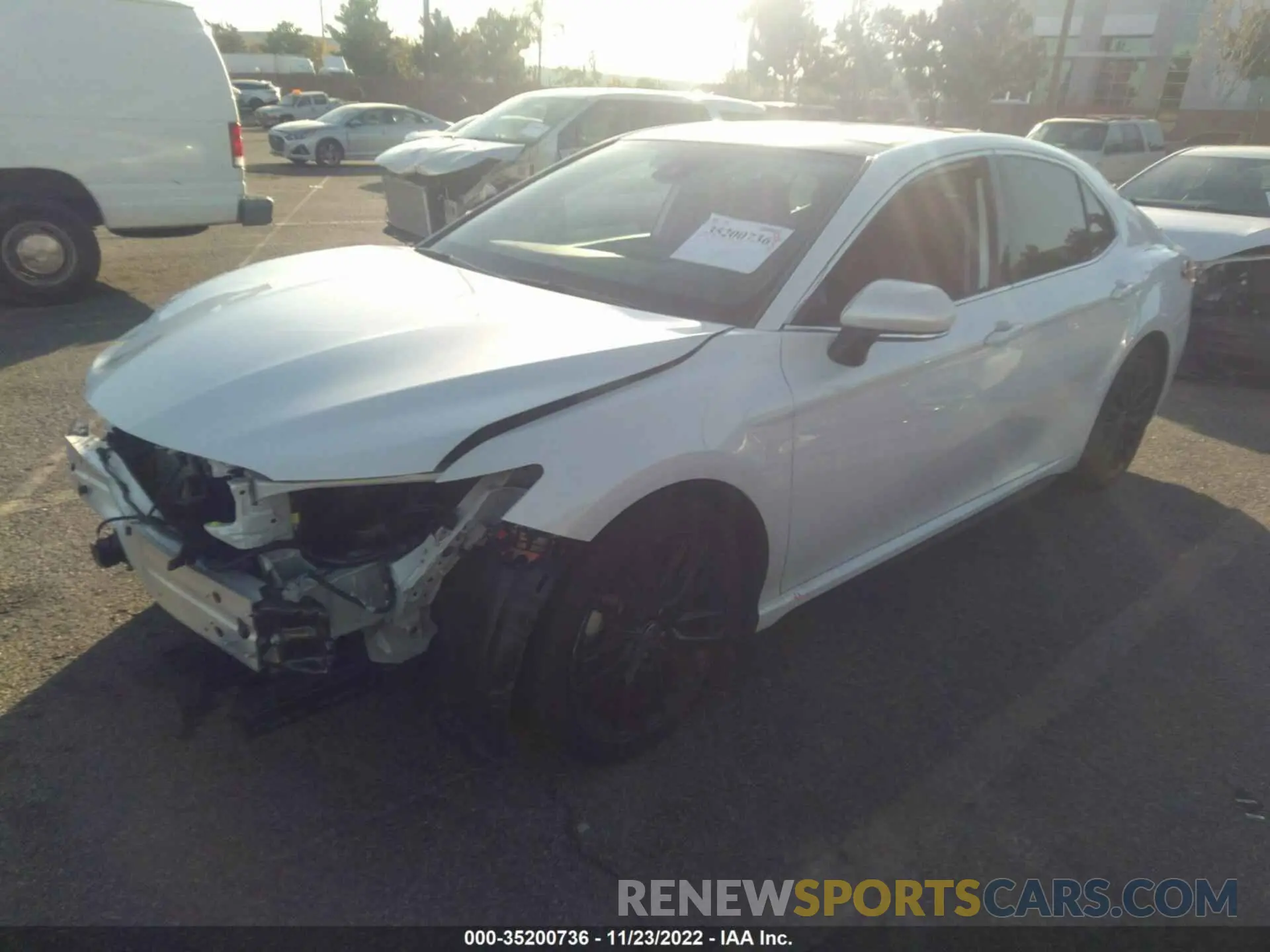 2 Photograph of a damaged car 4T1KZ1AK5MU055669 TOYOTA CAMRY 2021
